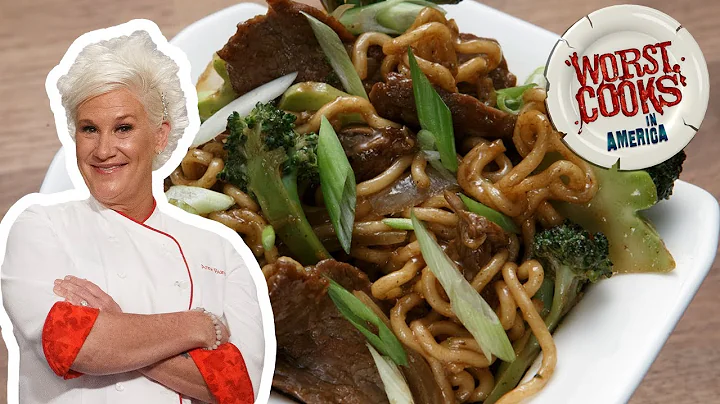 Anne Burrell's Beef & Broccoli Stir-Fried Noodles | Worst Cooks in America | Food Network