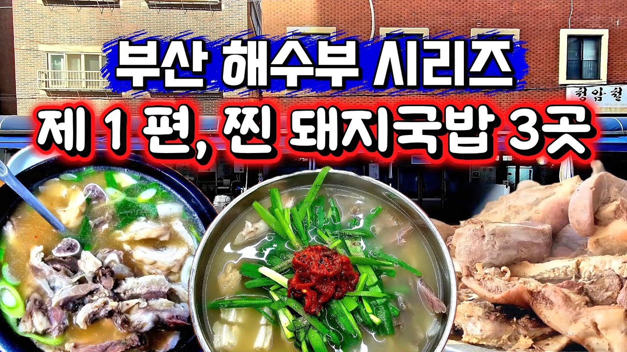 부산 첫 끼, 이 집부터 갑니다｜돼지국밥 [해수부 부산이전 기념 ep.1]