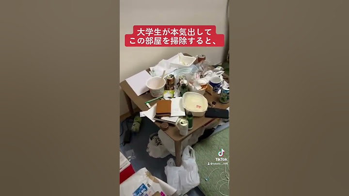 大学生が本気出してこの部屋を掃除すると、