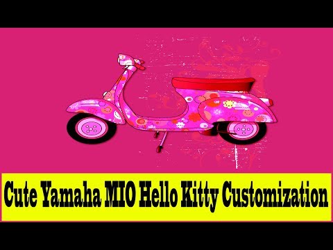 Spotted in the Philippines! Cute Yamaha MIO Hello Kitty Customization @ArnoldSYoutubePage