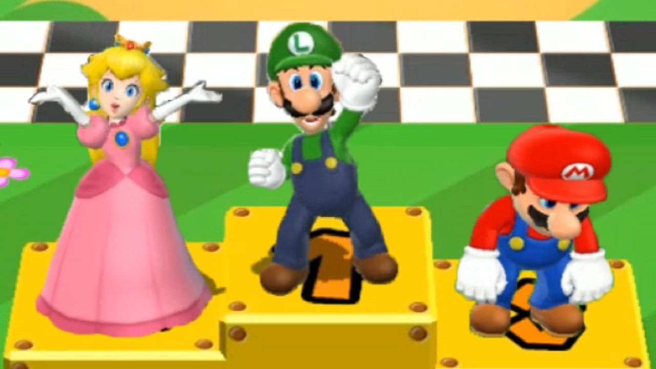 Mario Party 9 - Bowser Station - Mario VS Luigi VS Peach VS Daisy