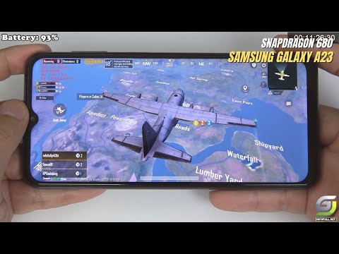 Samsung Galaxy A23 test game PUBG Mobile New Update