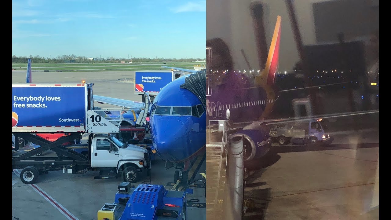 Southwest Airlines Full Flight: Dallas - Columbus via Little Rock and St Louis - YouTube