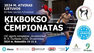 Atviras Lietuvos kikbokso čempionatas 2024 2 diena