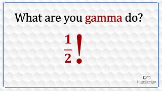 Half factorial using the gamma function