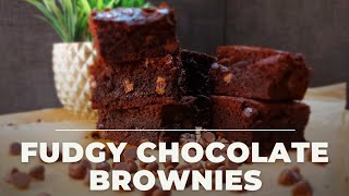 The Best Fudgy Brownie || Easy Brownies Recipe || Salma's Cuisine