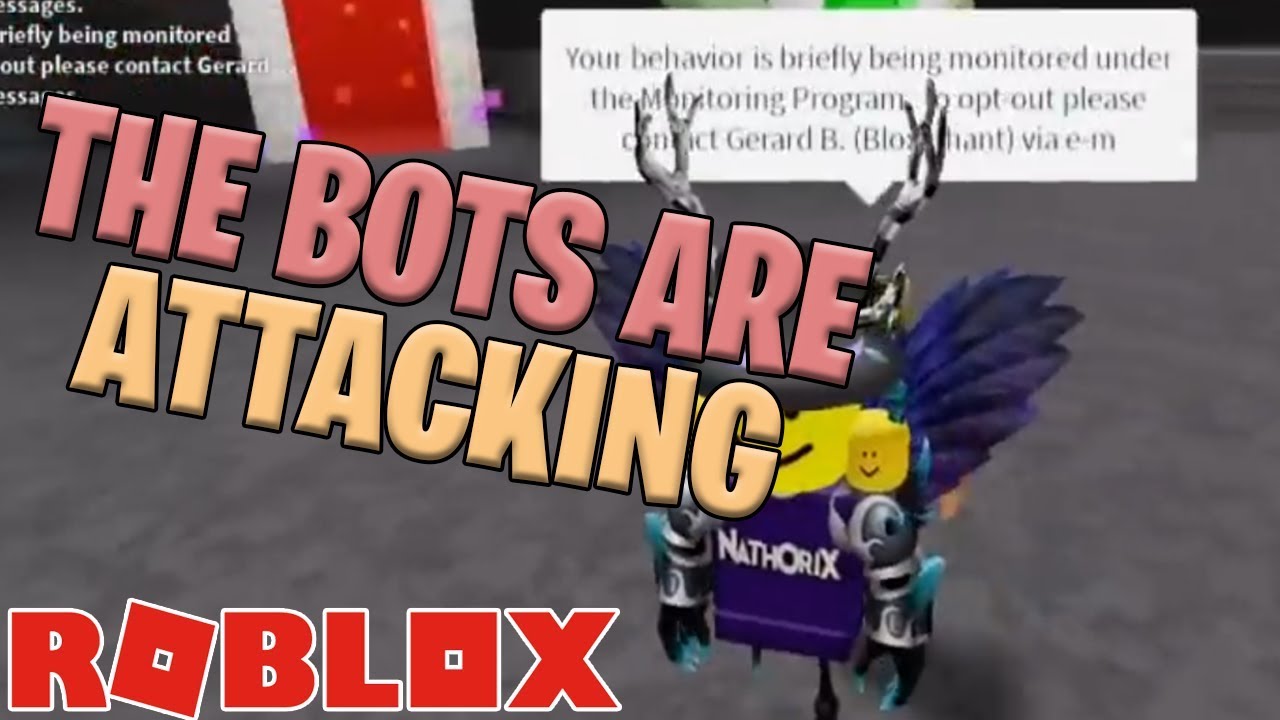 we all are being attacked on roblox hackers bots spy