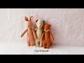 Bunny Bear and Fox Trio | Sewing pattern and tutorial