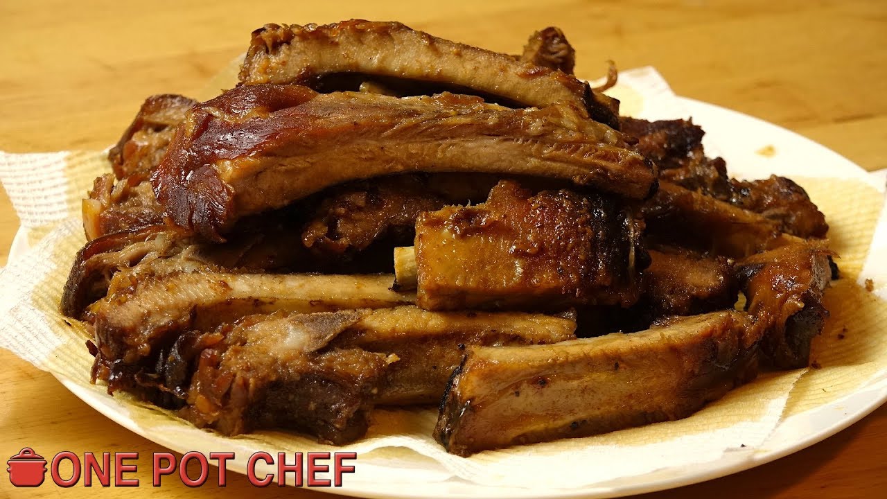 Slow Cooker Pork Ribs | One Pot Chef