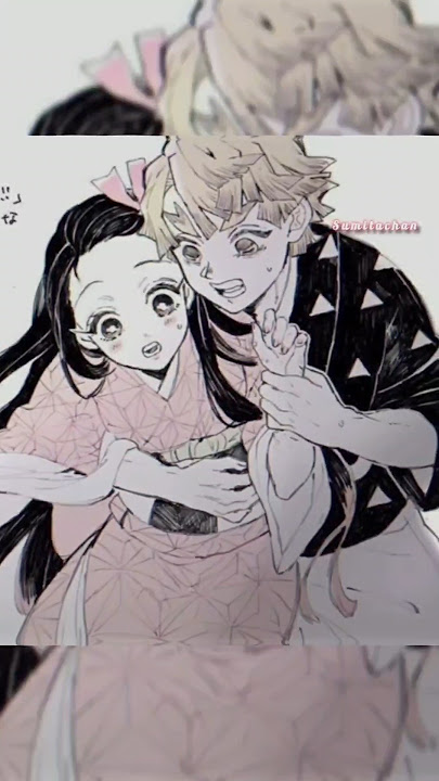 Nezuko x zenitsu ❤️🥰 #demonslayer #anime #cute #couple #edit #trending #shorts