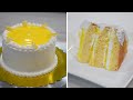 Spongy Lemon Cake Recipe | Lemon Curd Recipe