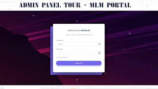 Famous Part 2: MLM Website Admin Panel Demo | How to use backend of MLM Website | Multilevel | Binary Plan Wealth