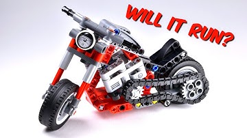 LEGO TECHNIC 42132 Motorcycle - Speed build and Test