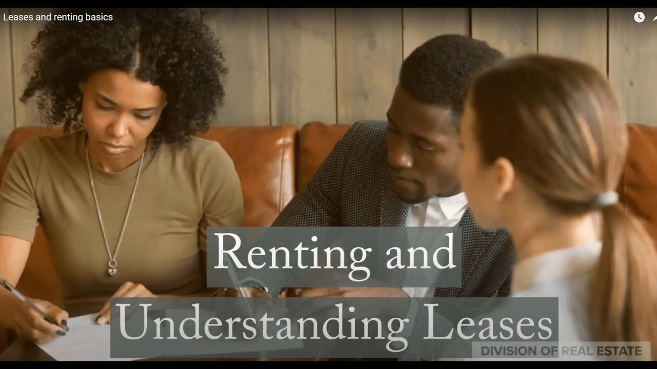 Leases and Renting Basics | Division of Real Estate