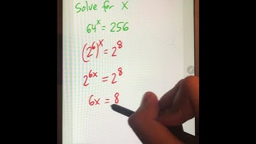 A Fun Exponential Equation #shorts #algebra #exponents #equations