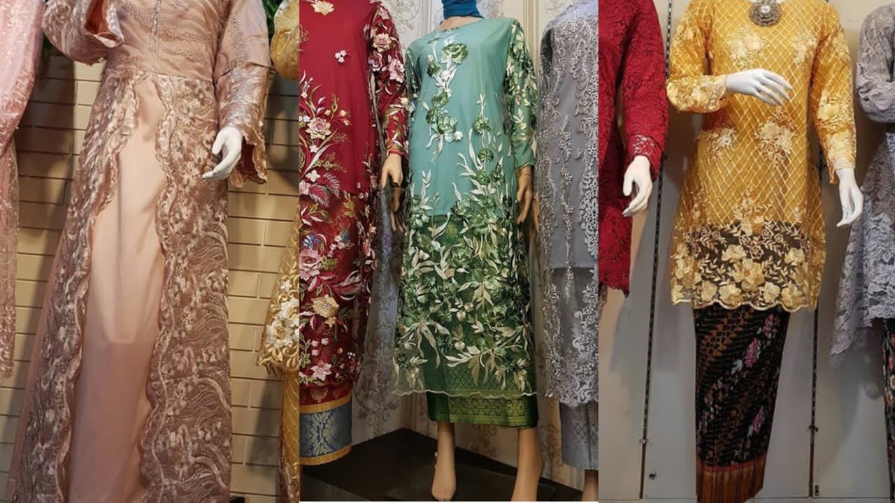30 Model Gamis Dan Kebaya Brokat Murah Terbaru 2020