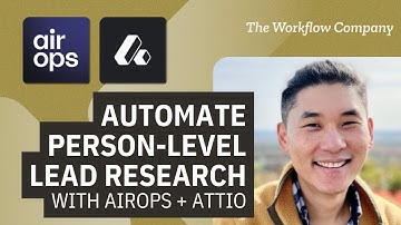 Automate Person-Level Lead Research with AirOps + Attio | Inbound CRM Sync | GTM Walkthrough