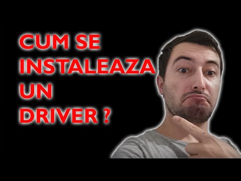 Video: Cum Se Instalează Driverul Pe Cameră