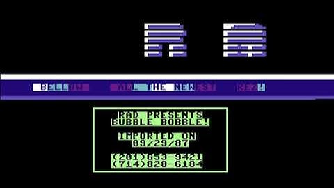 Rowdy American Distributors (RAD) Intro 10 ! Commodore 64 (C64)