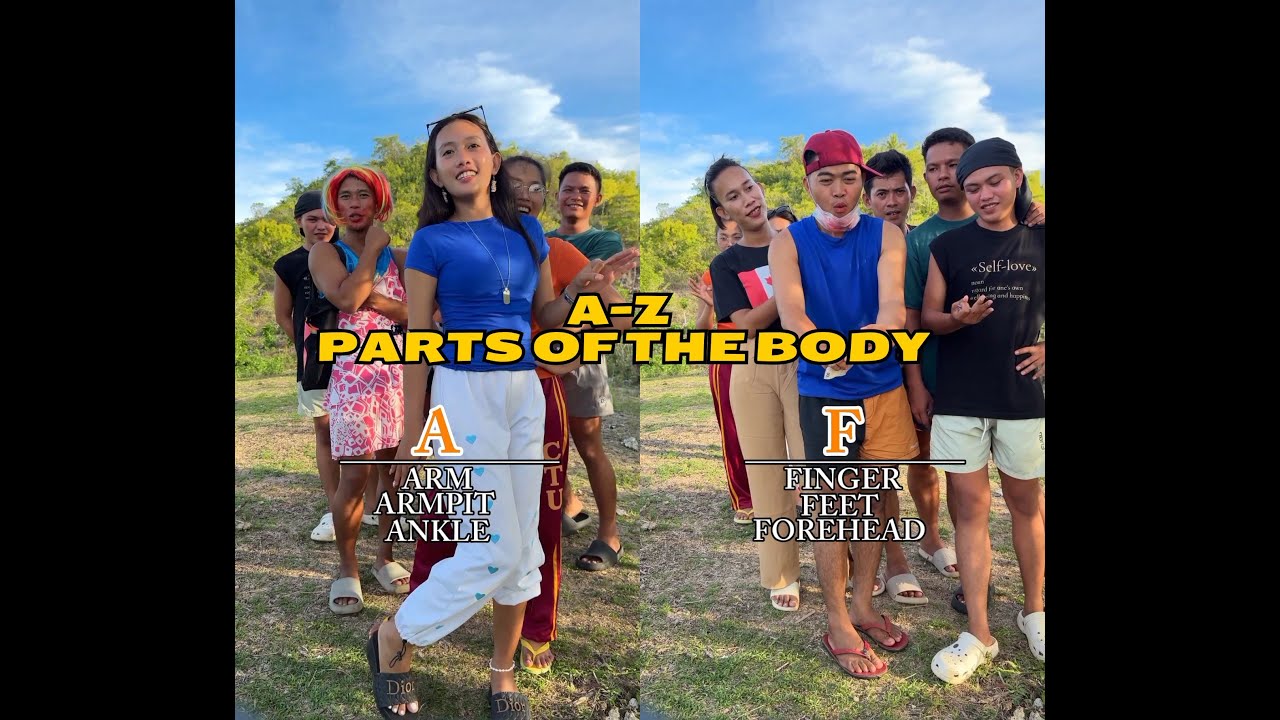 A-Z Parts of the Body -- 1O0 pisoss kada tamang sagot