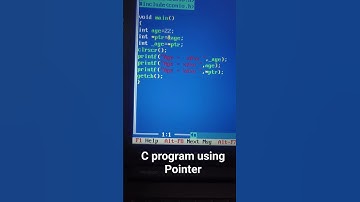 C program using Pointer#clanguage #coding #trend #ytshorts