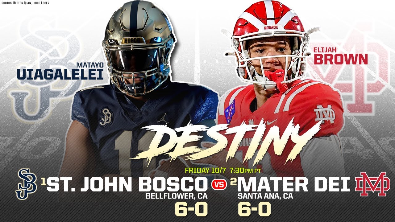 St. John Bosco- Mater Dei Game Preview- The Defensive Backs