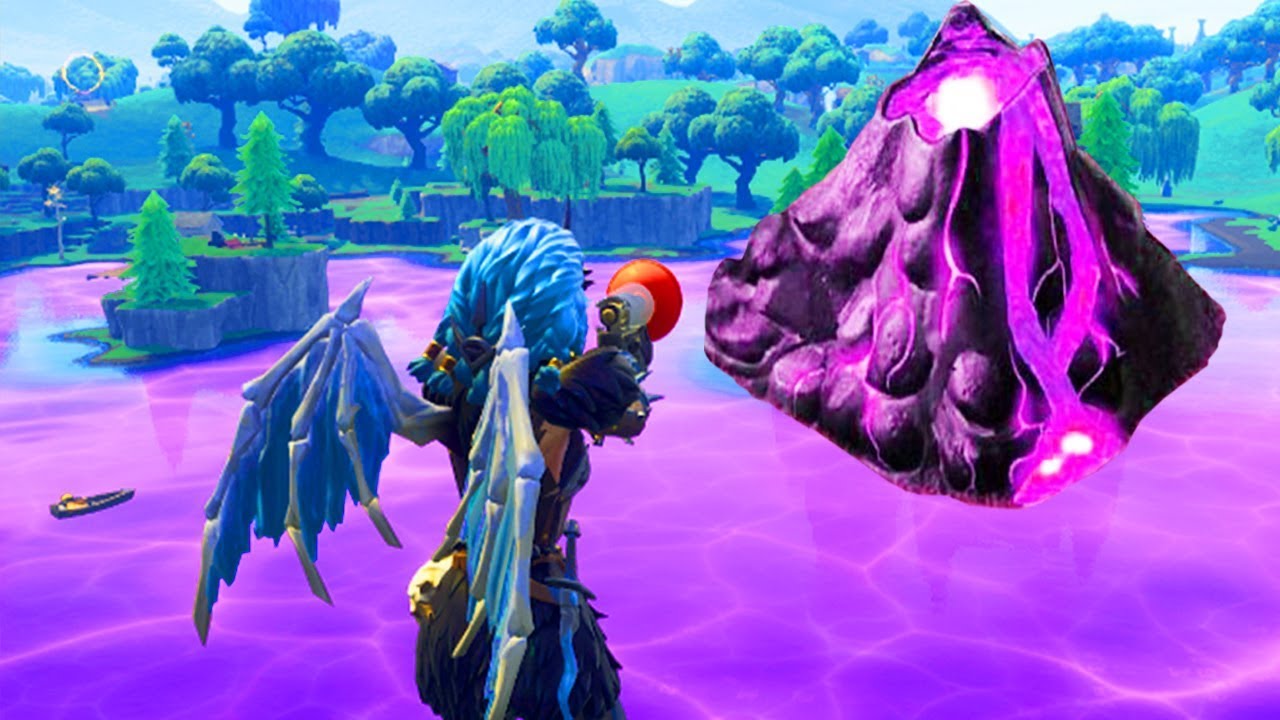 FORTNITE CUBE VOLCANO EVENT HAPPENING RIGHT NOW! (FORTNITE ...
