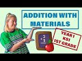 Addition With Materials // Year 1 KS1 1st Grade Maths