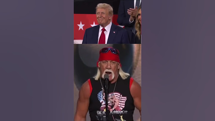 Hulk Hogan rips off his shirt on RNC stage #shorts