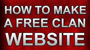 How to make a FREE Enjin Clan Website