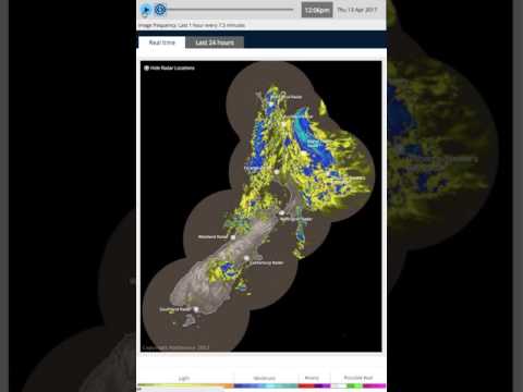 CC Rain Radar NZ