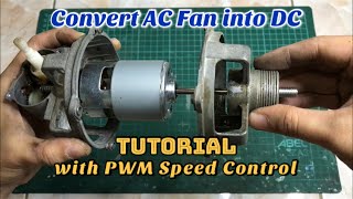 DIY: How to convert 220V AC Electric Fan into 12V DC | Tagalog Tutorial