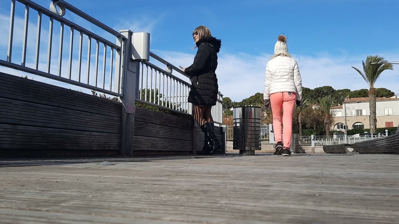 Crossdresser/ travesti en public