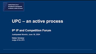 UPC an active process Munich 2024 Walter Schober
