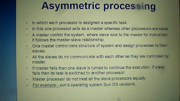 Multiprocessing operating system