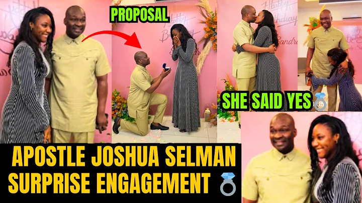 Apostle Joshua Selman Proposed to His 10 Years Girlfriend Sandra & She Said Yes💍 Surprise Engagement