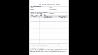How to Complete Quarterly Report for Homeschooling in New York