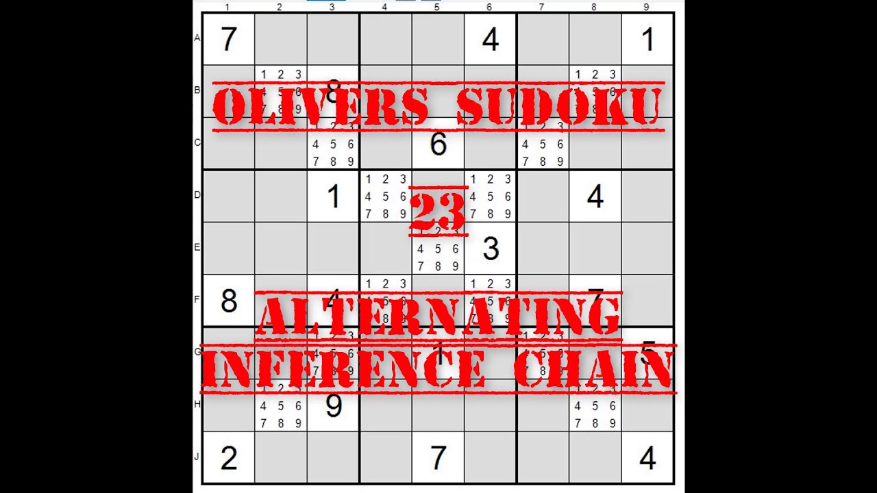 23 Sudoku Alternating Inference Chain