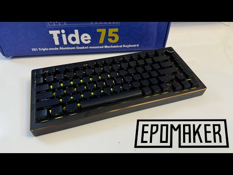 【美品】 Epomaker Tide75 QMK/VIA (Black,V2) Amazon.com: EPOMAKER Tide75 QMK/VIA Wireless 75% Aluminum