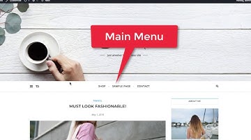 How to Setup Main & Top Menu in the Bard Free Wordpress Theme