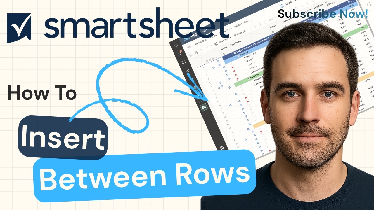 How To Insert a Row Between Rows in Smartsheet (Step-by-Step Guide ...