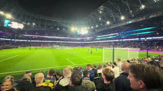 Tottenham Hotspur stadium champions league light show v Fc Copenhagen 