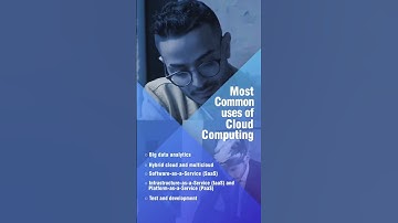 Most common uses of cloud computing
