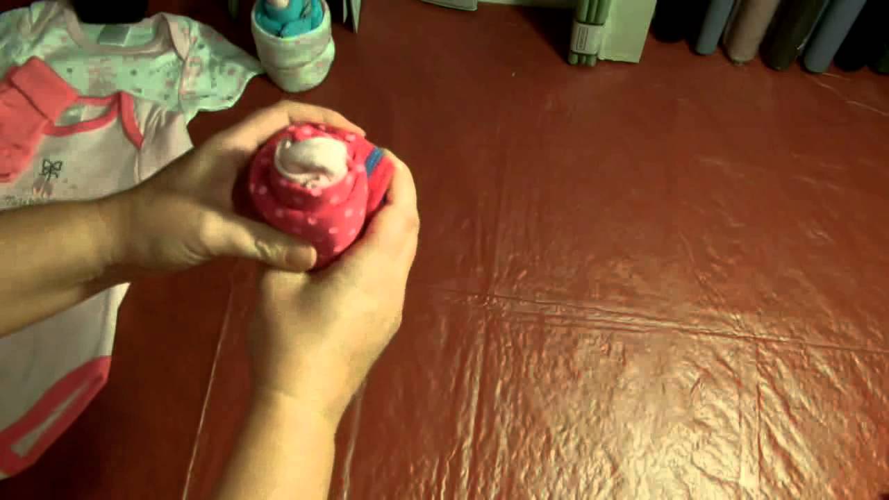 How to make Onesie Cupcakes for Baby Shower YouTube