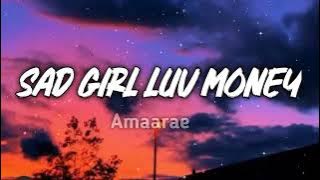 Amaarae - Sad Girl Luv Money (Lyrics/Letra)