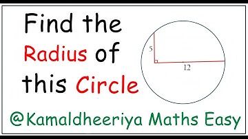 Can u find the radius of this circle | Circle and Chord Geometry Olympiad @kamaldheeriya