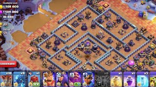 TOWN HALL 13 BEST LOOT 1500000 😱😱😱 MAX ARMY ATTACK FULL STAR STRATEGY 💪💪