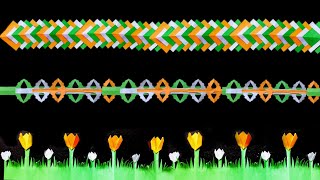 Independence Day Board Decoration| Tricolor Border Designs for Independence Day screenshot 5