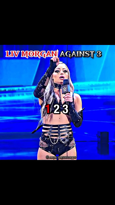 Liv Morgan Attacks Three Wrestlers Alone😱😳 #wwe #livmorgan #rhearipley #smackdown #raw