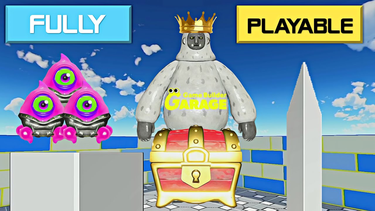 My Tutorial is Now a Fully Playable Game [Game Builder Garage Creations]